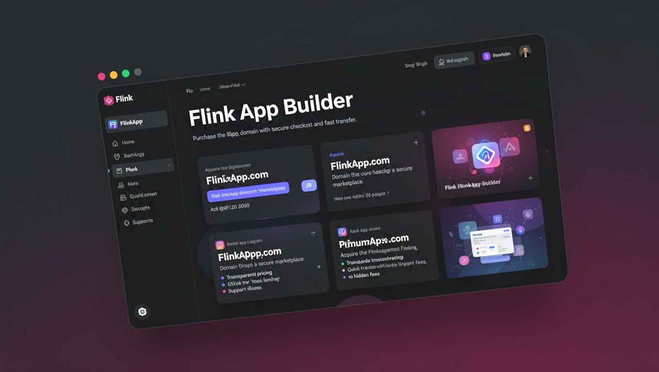 Preview of Flink App Builder