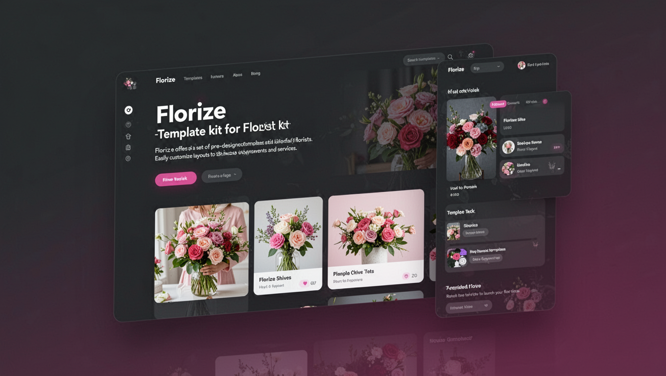 Preview of Florize - Template kit for Florist