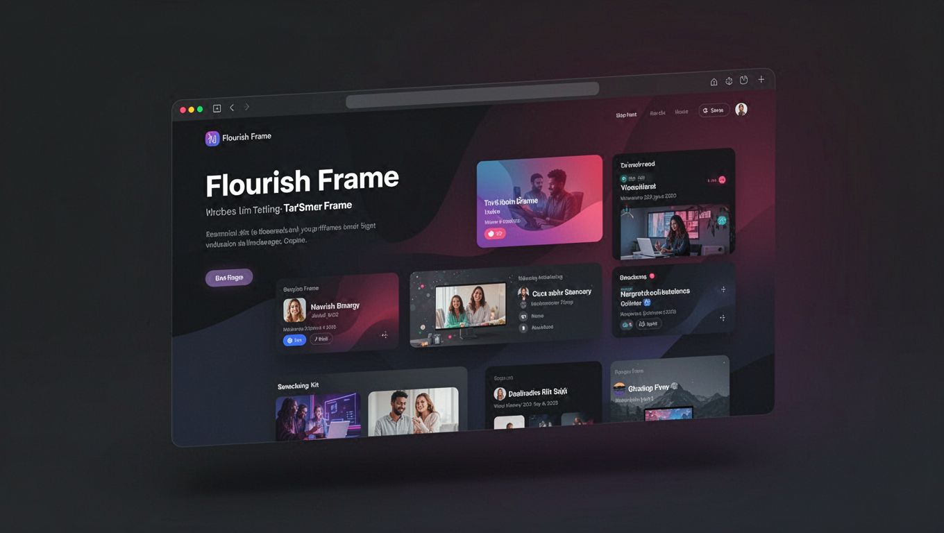 Preview of Flourish Frame