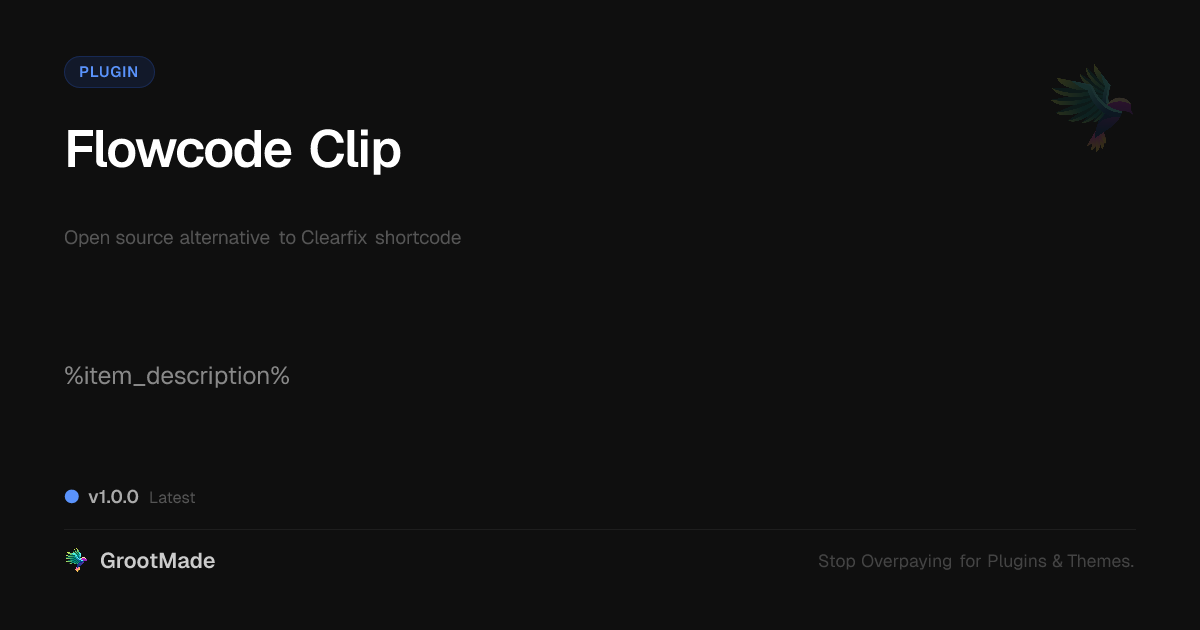 Preview of Flowcode Clip