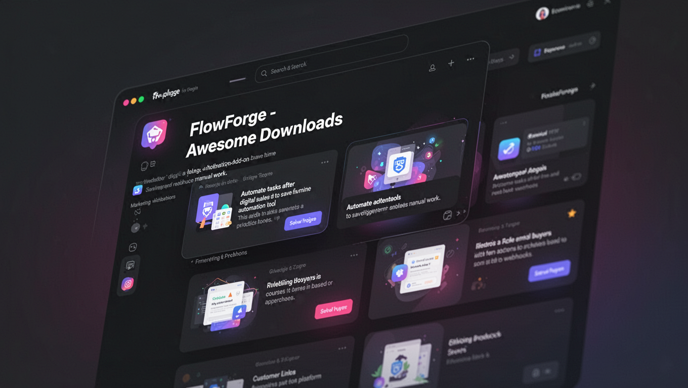 Preview of FlowForge - Awesome Downloads