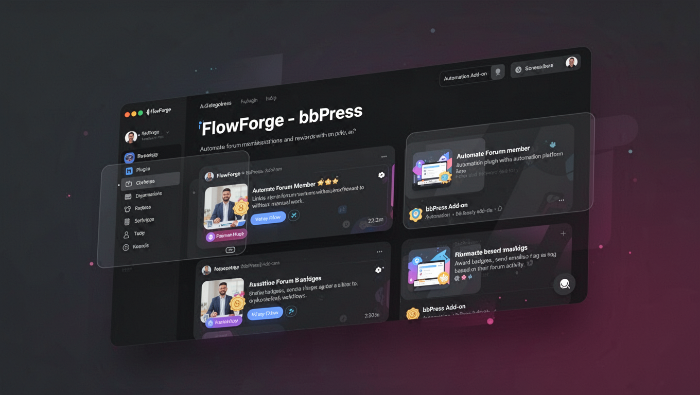 Preview of FlowForge - bbPress