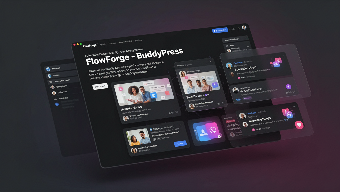 Preview of FlowForge - BuddyPress