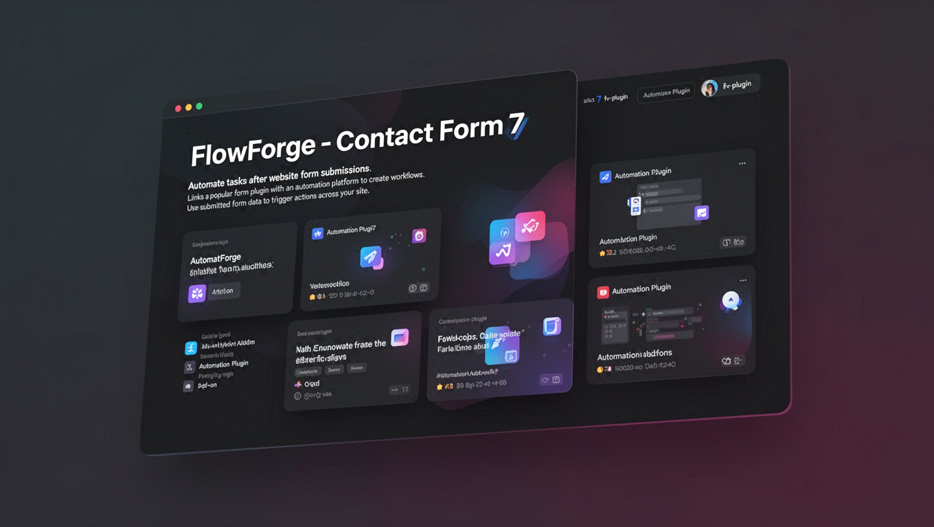 Preview of FlowForge - Contact Form 7
