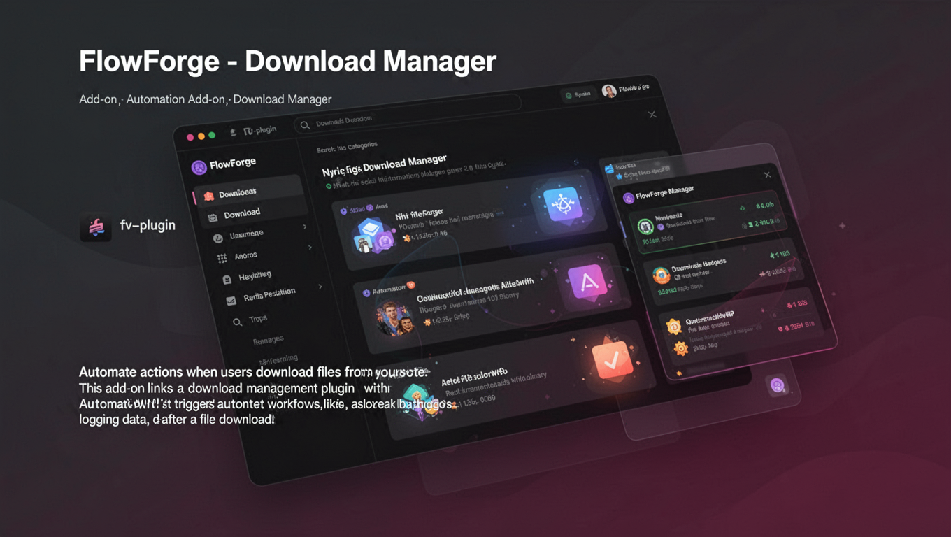 Preview of FlowForge - Download Manager