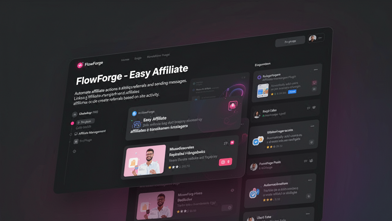 Preview of FlowForge - Easy Affiliate