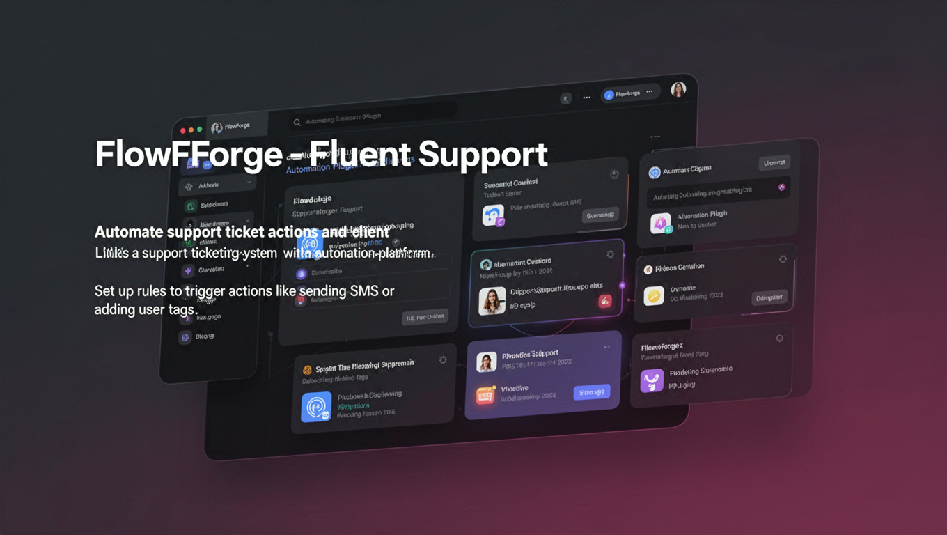 Preview of FlowForge - Fluent Support