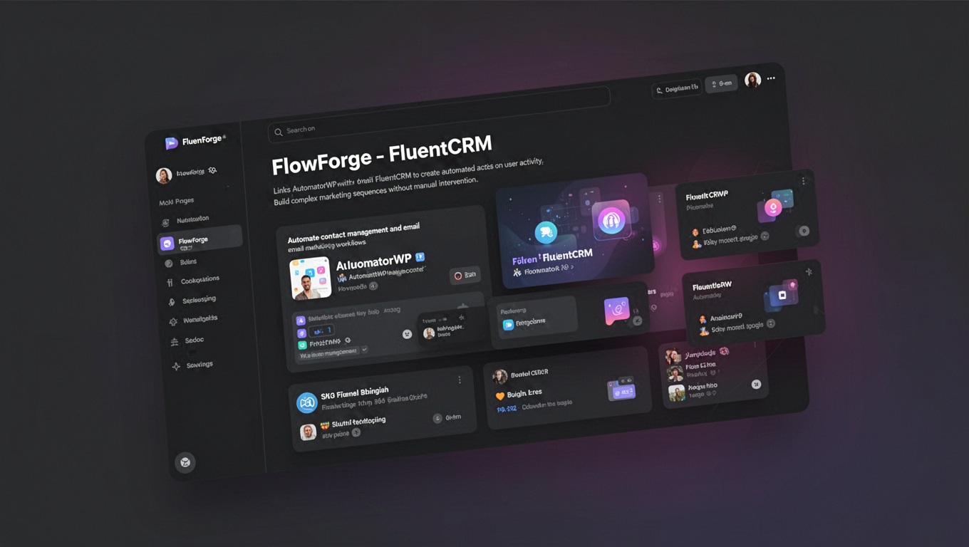Preview of FlowForge - FluentCRM