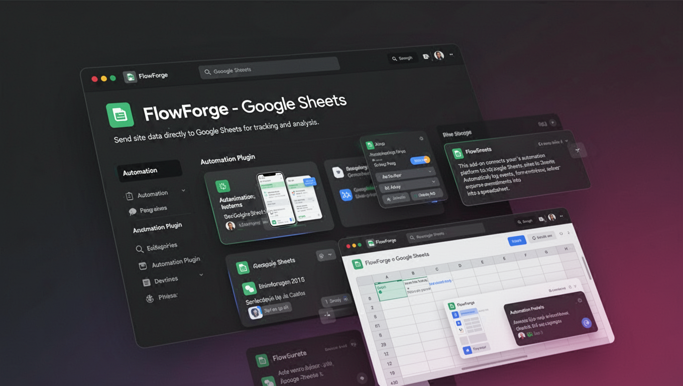 Preview of FlowForge - Google Sheets