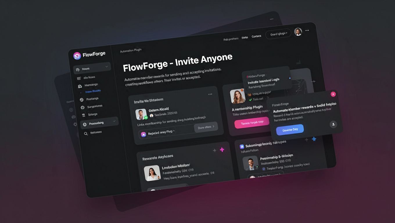 Preview of FlowForge - Invite Anyone