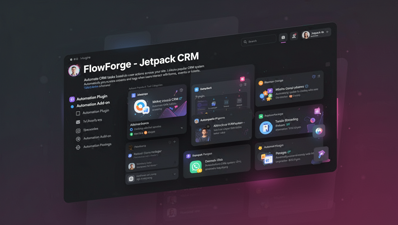 Preview of FlowForge - Jetpack CRM