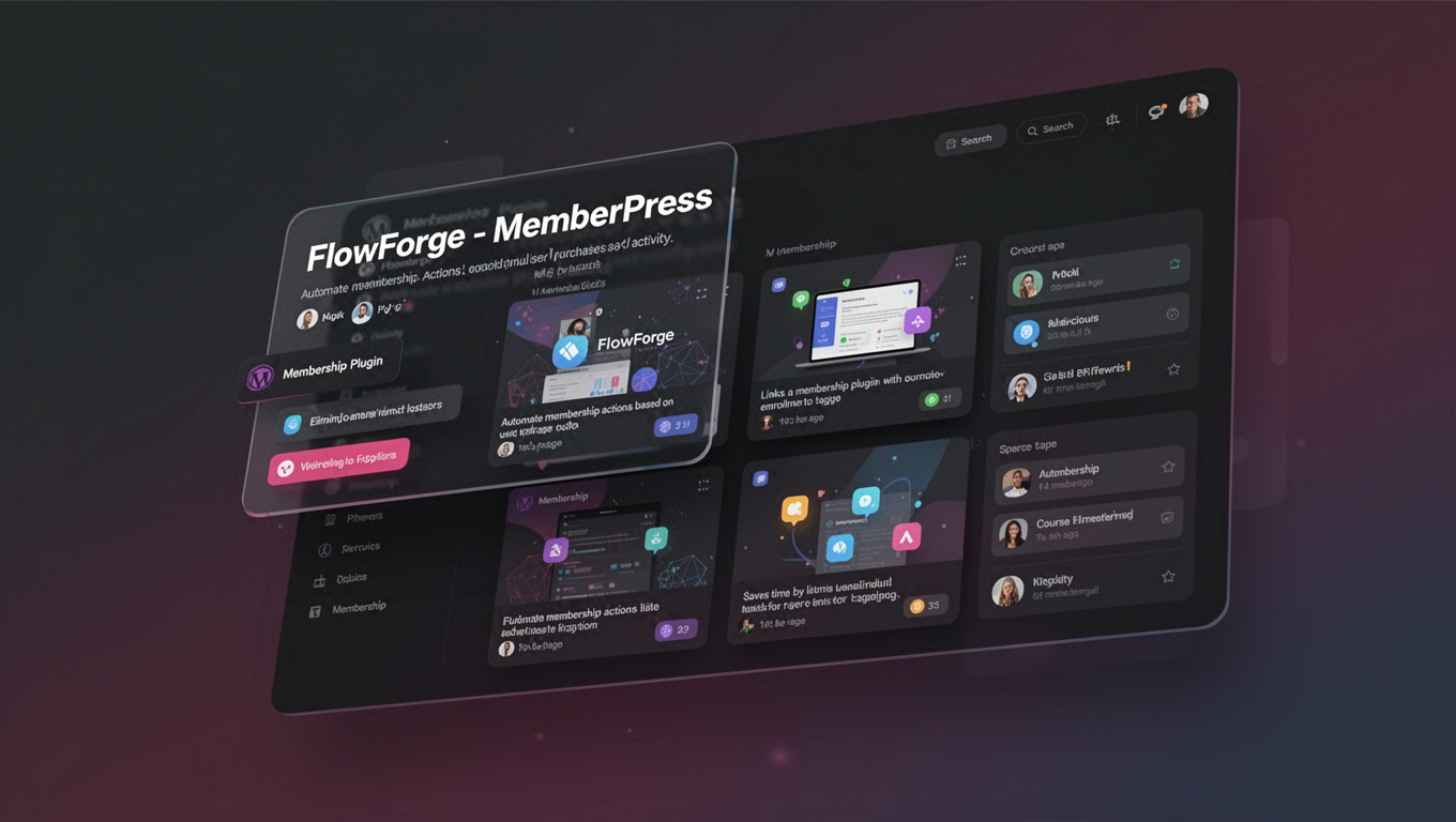 Preview of FlowForge - MemberPress