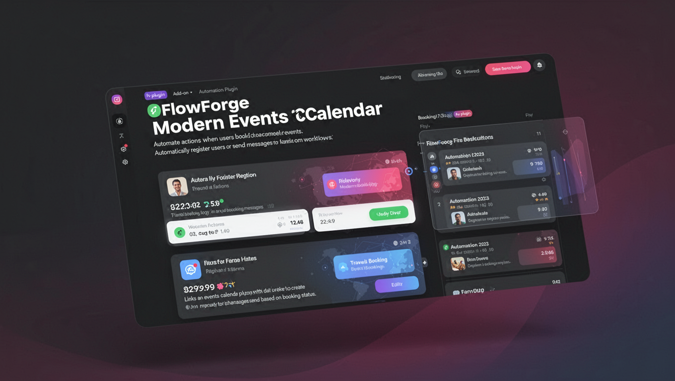 Preview of FlowForge - Modern Events Calendar