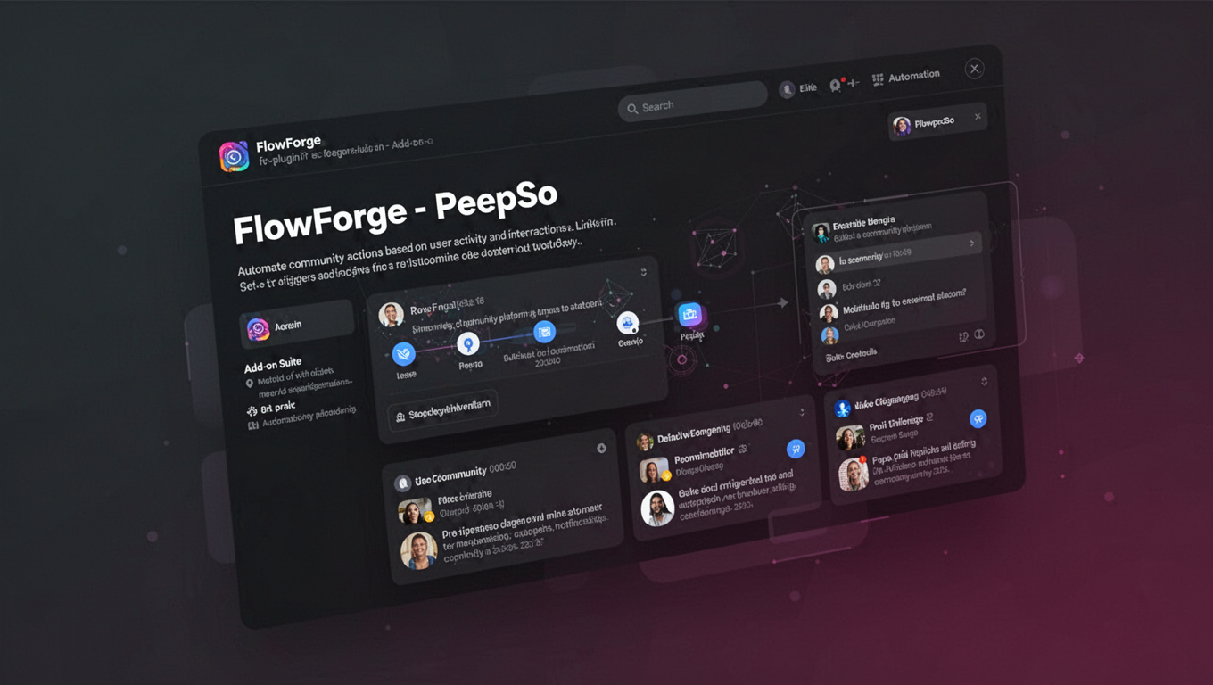 Preview of FlowForge - PeepSo