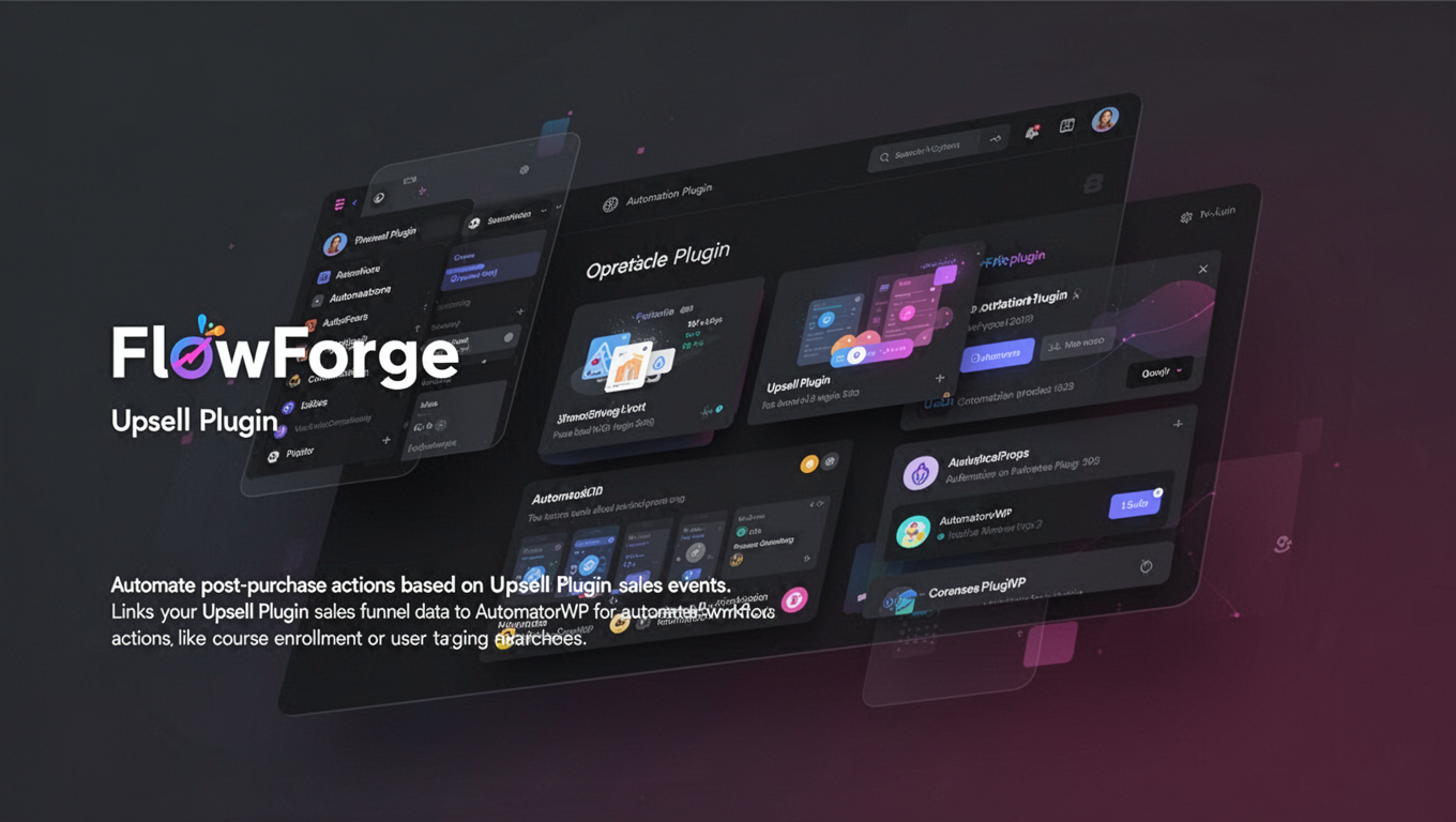 Preview of FlowForge - Upsell Plugin