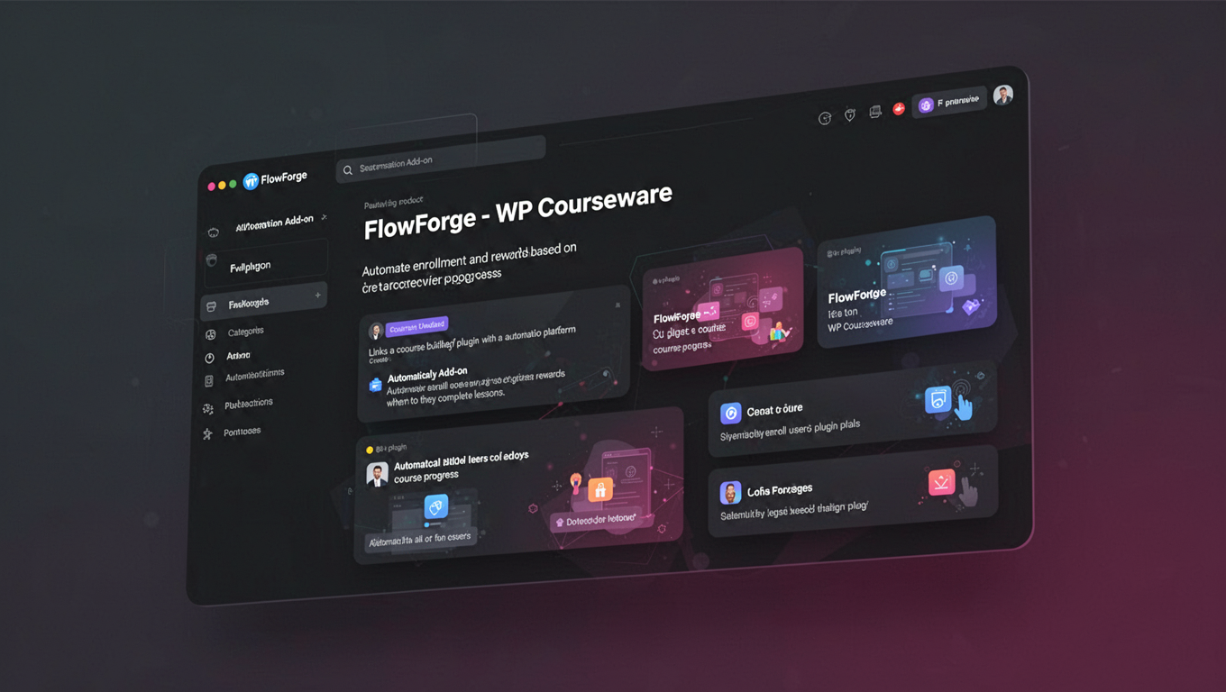 Preview of FlowForge - WP Courseware