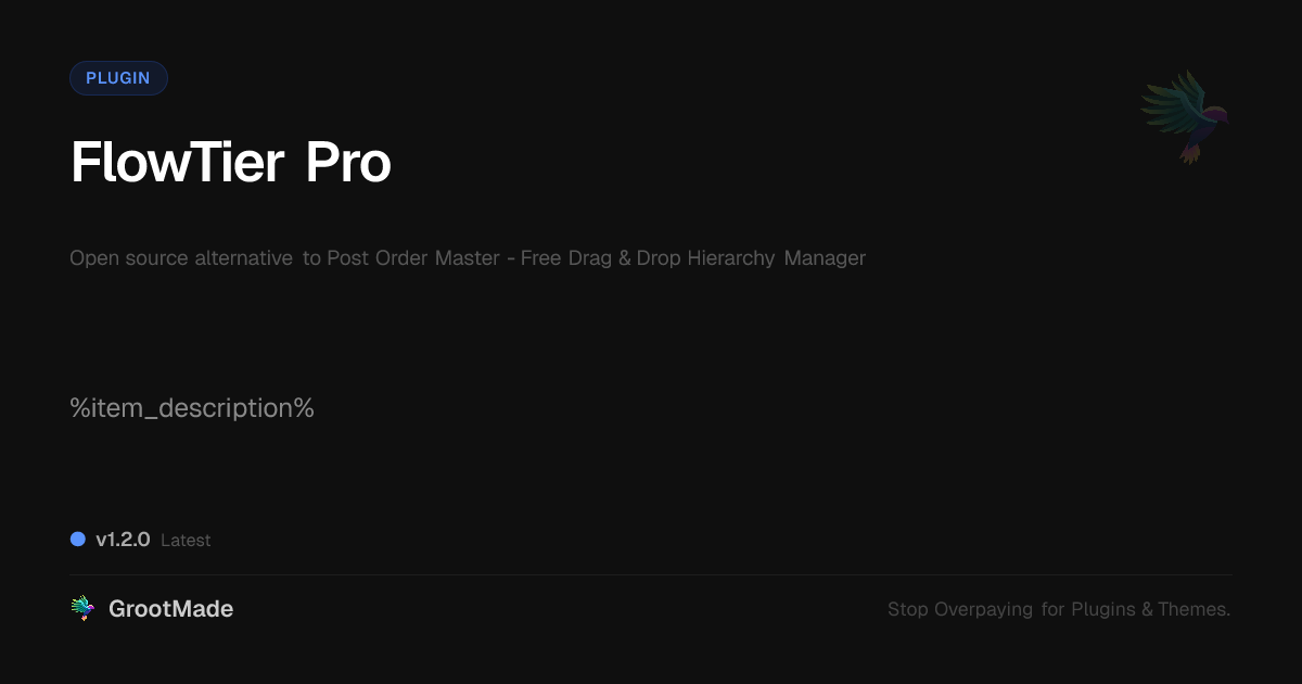 Preview of FlowTier Pro