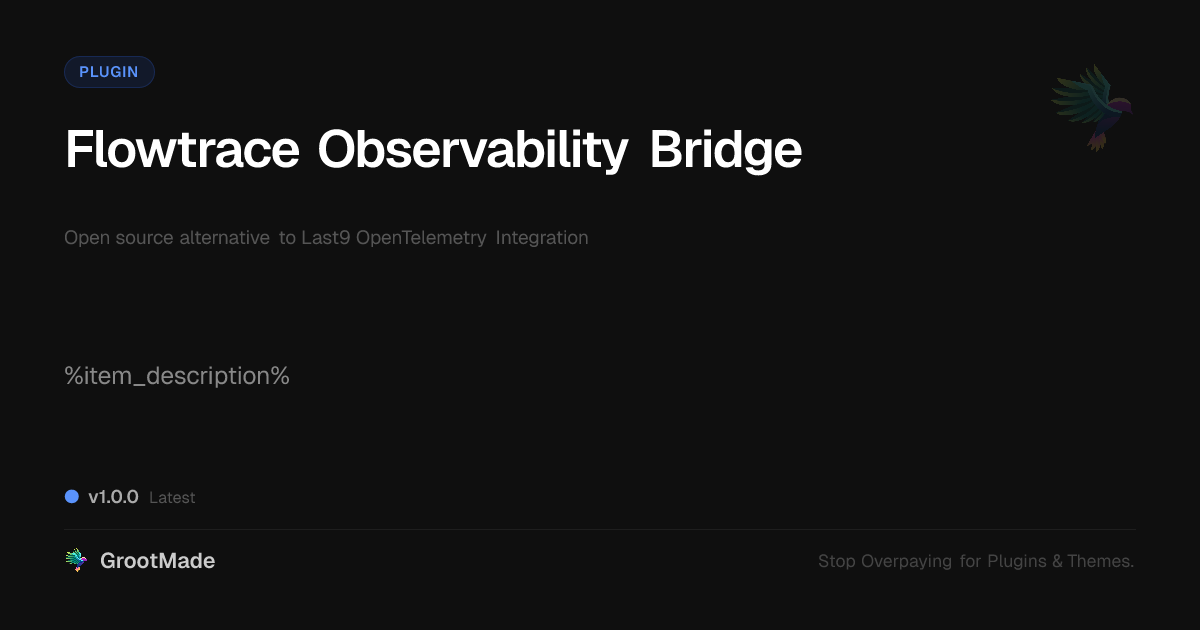 Preview of Flowtrace Observability Bridge