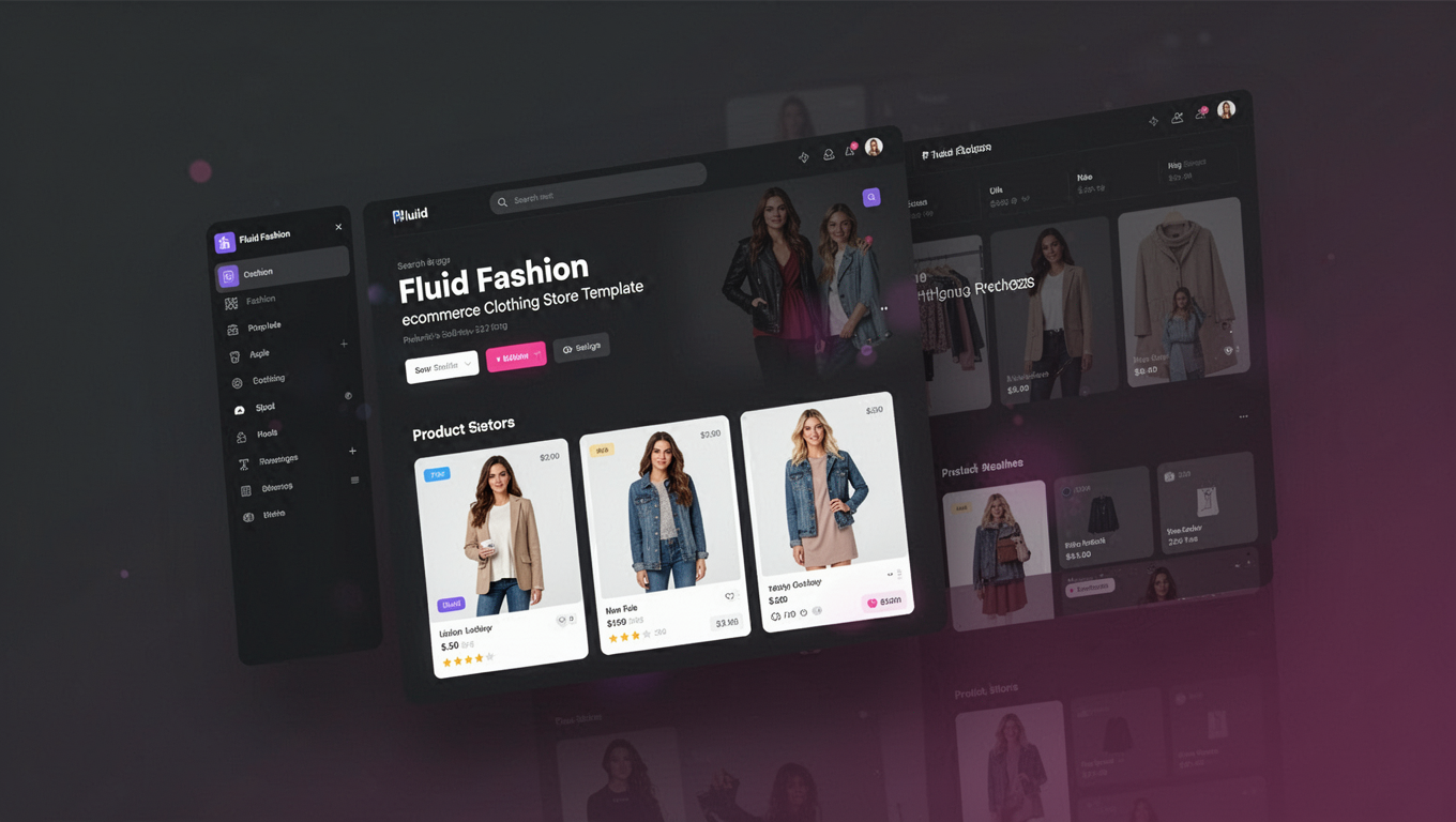 Preview of Fluid Fashion - WooCommerce Clothing Store Template
