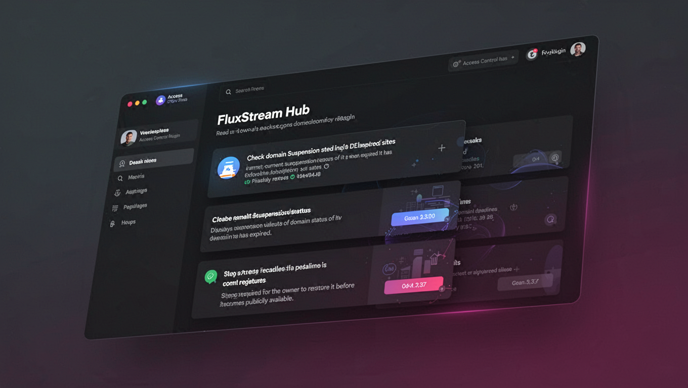 Preview of FluxStream Hub