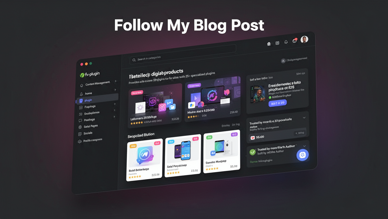 Preview of Follow My Blog Post