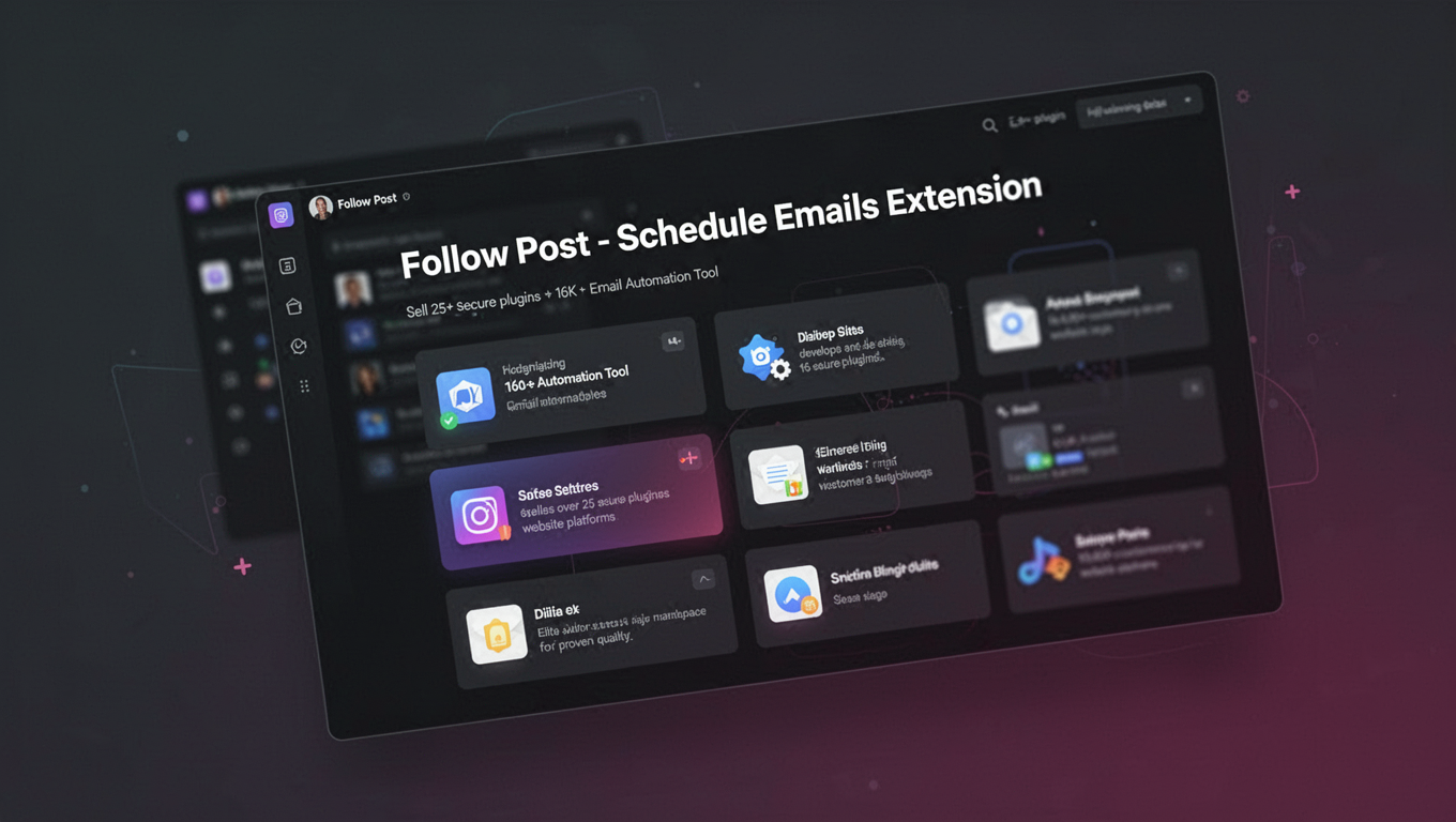 Preview of Follow Post - Schedule Emails Extension