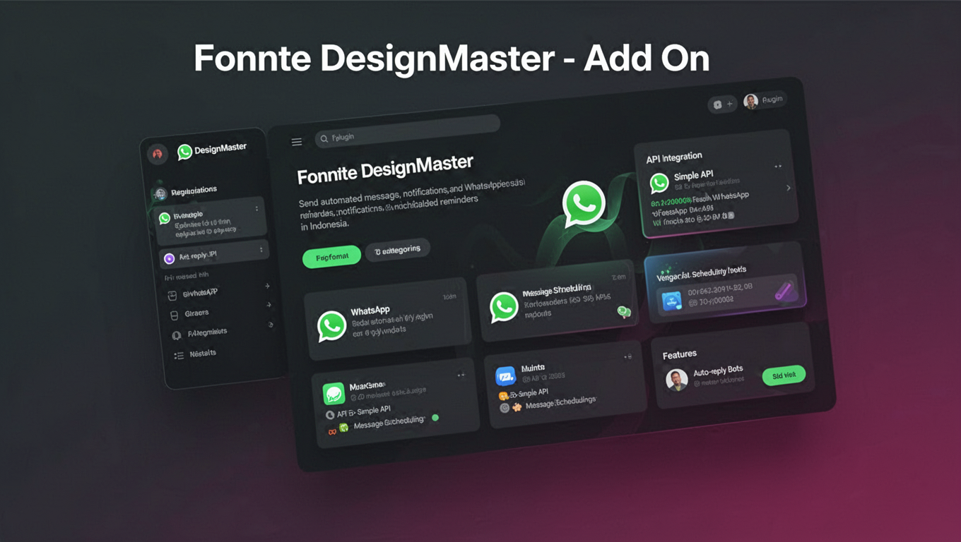 Preview of Fonnte DesignMaster - Add On
