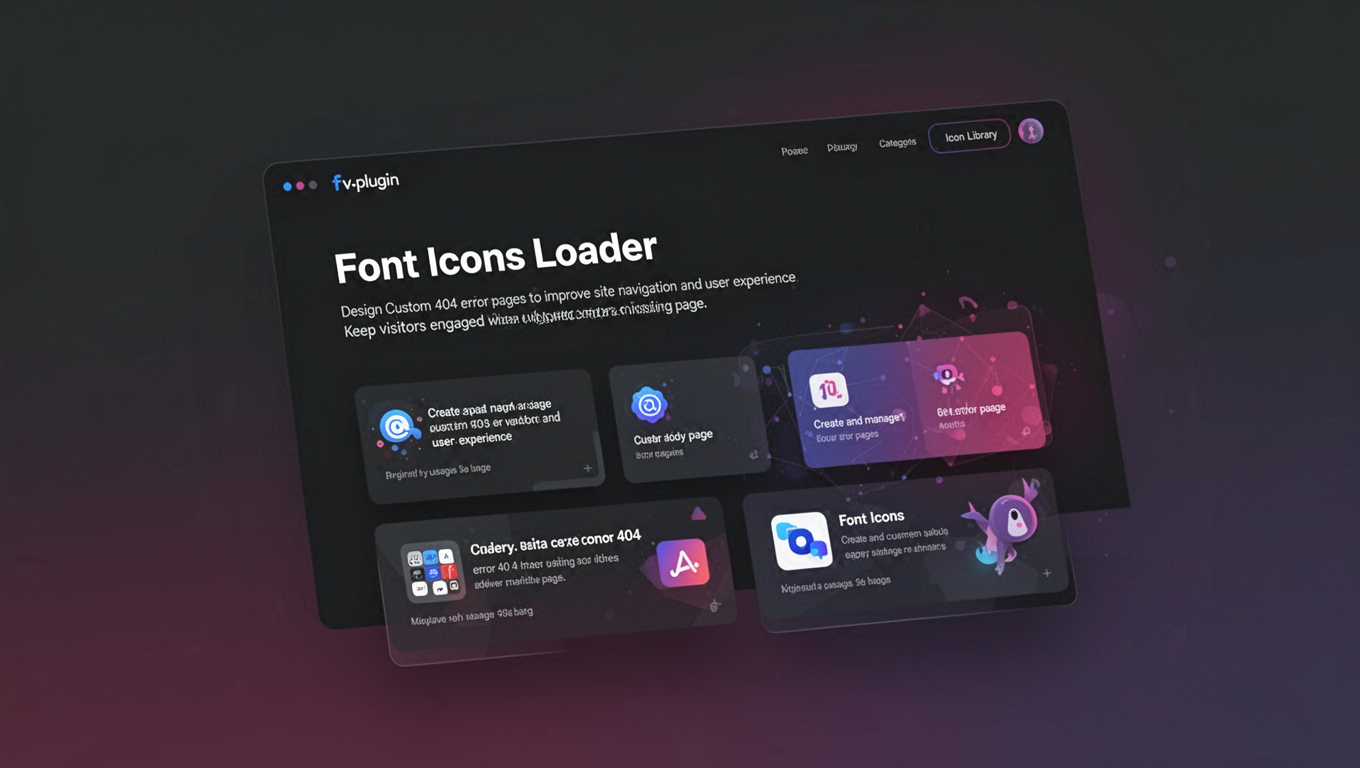 Preview of Font Icons Loader