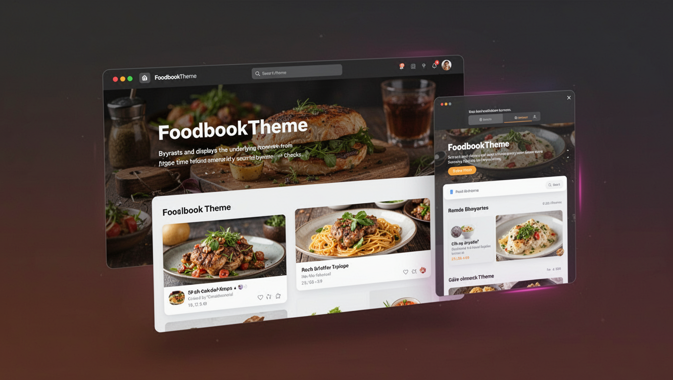 Preview of FoodbookTheme