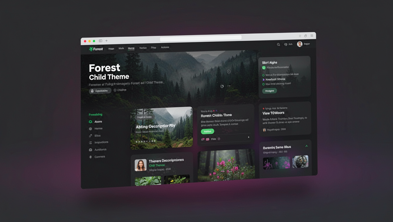 Preview of Forest - Child Theme