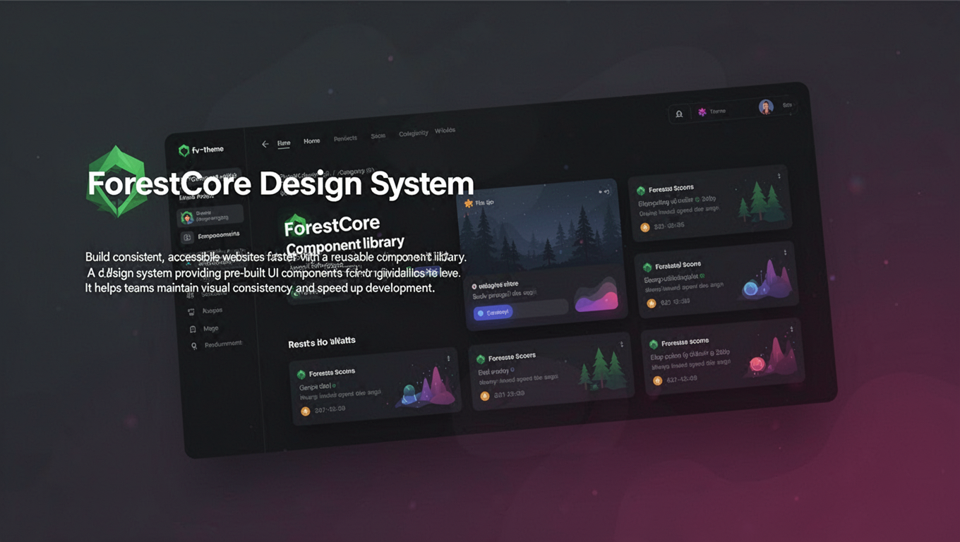 Preview of ForestCore Design System