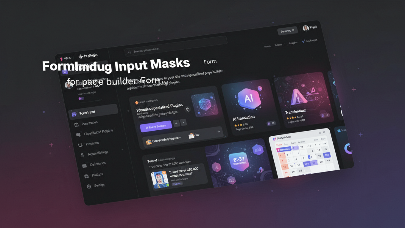 Preview of Form Input Masks for Elementor Form