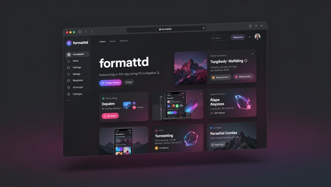 Preview of formattd