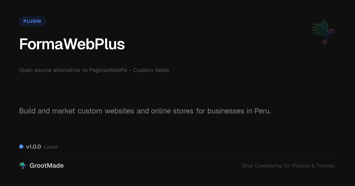 Preview of FormaWebPlus