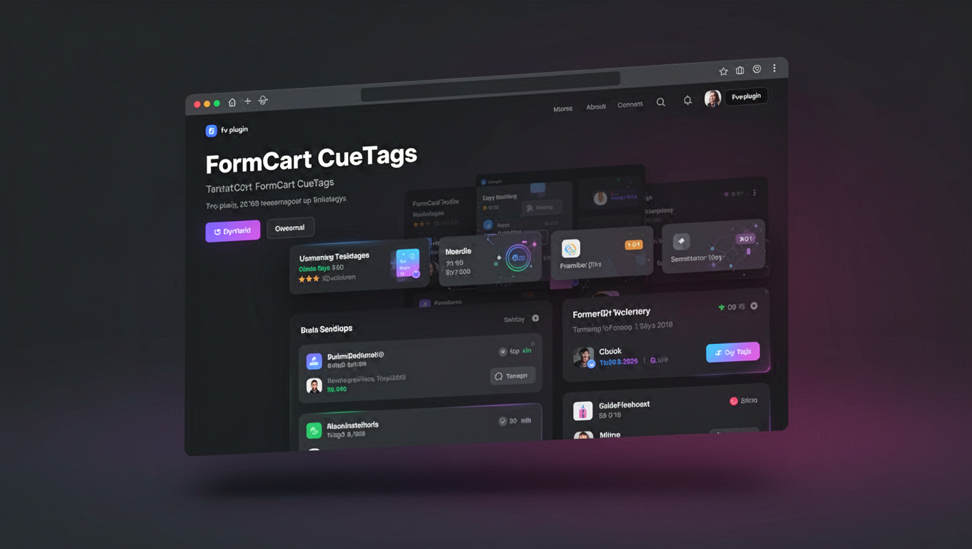 Preview of FormCart CueTags