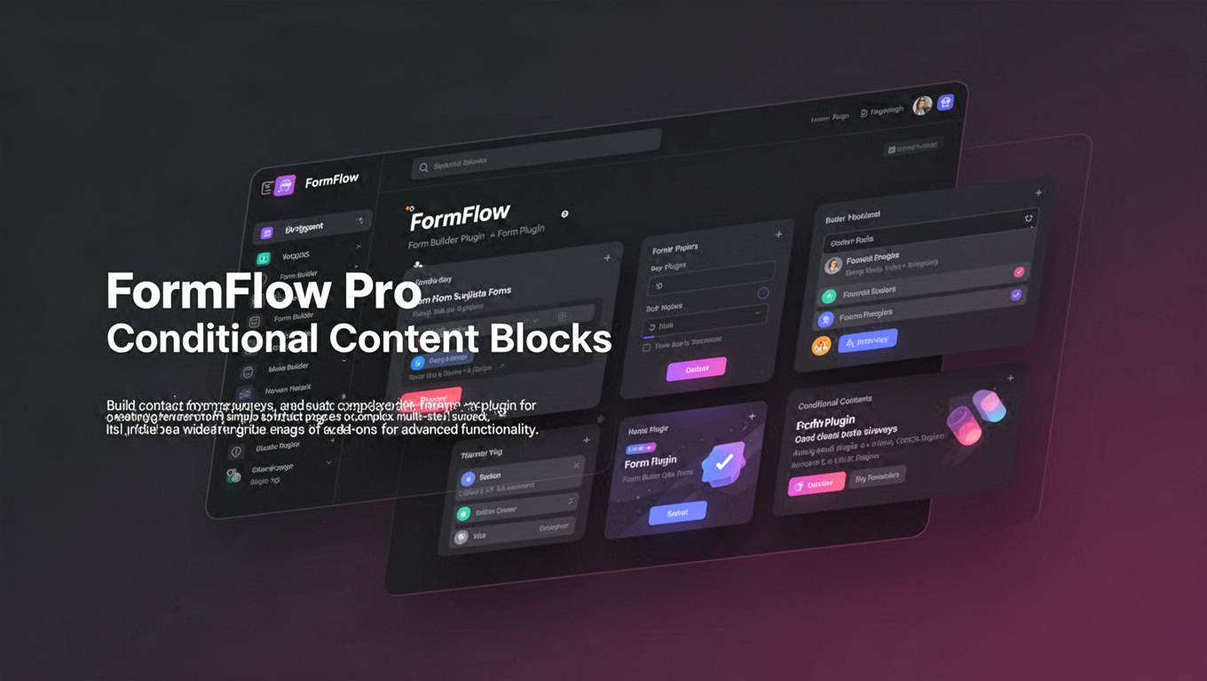 Preview of FormFlow Pro - Conditional Content Blocks
