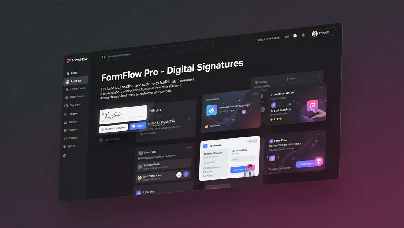 Preview of FormFlow Pro - Digital Signatures