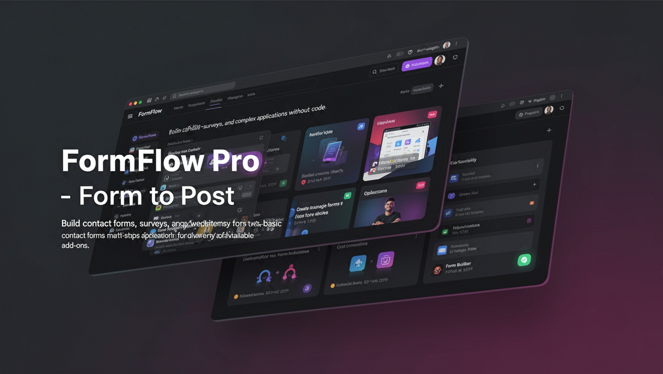 Preview of FormFlow Pro - Form to Post