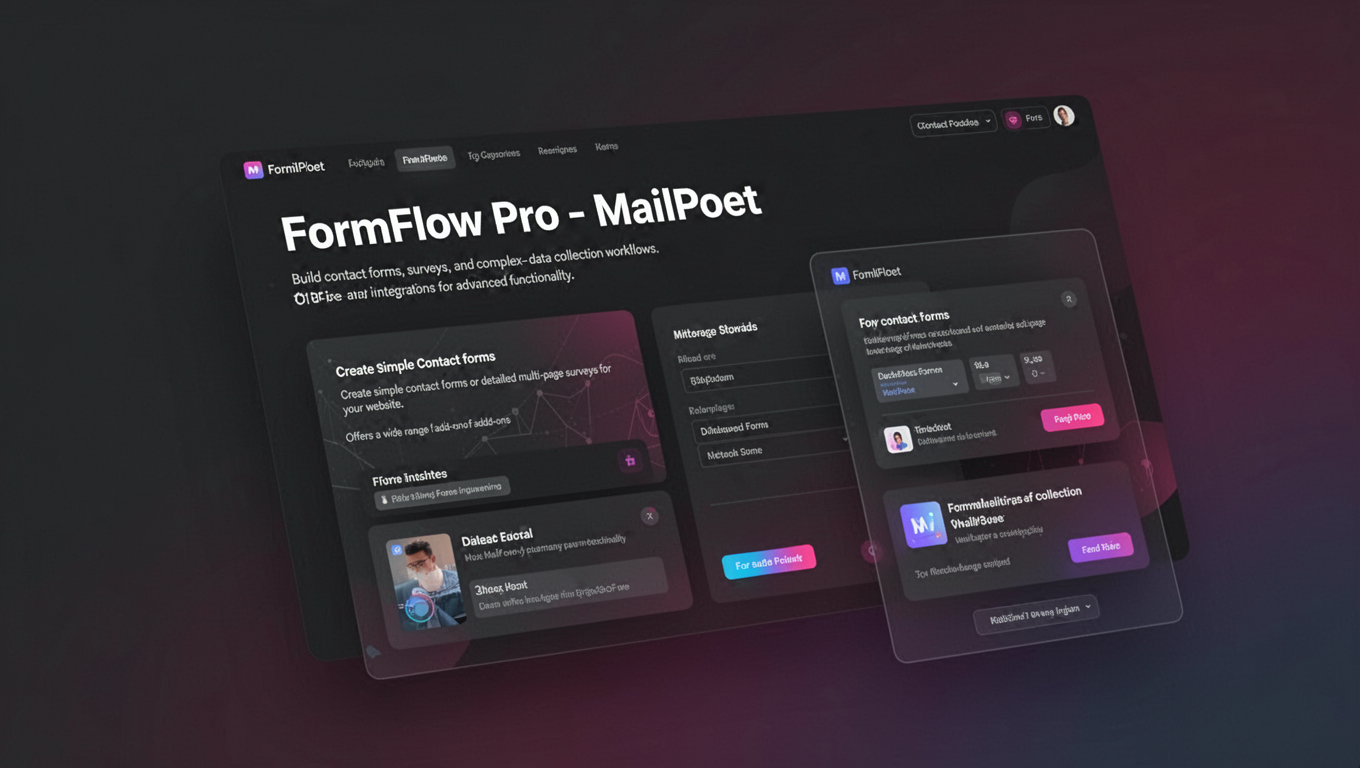 Preview of FormFlow Pro - MailPoet