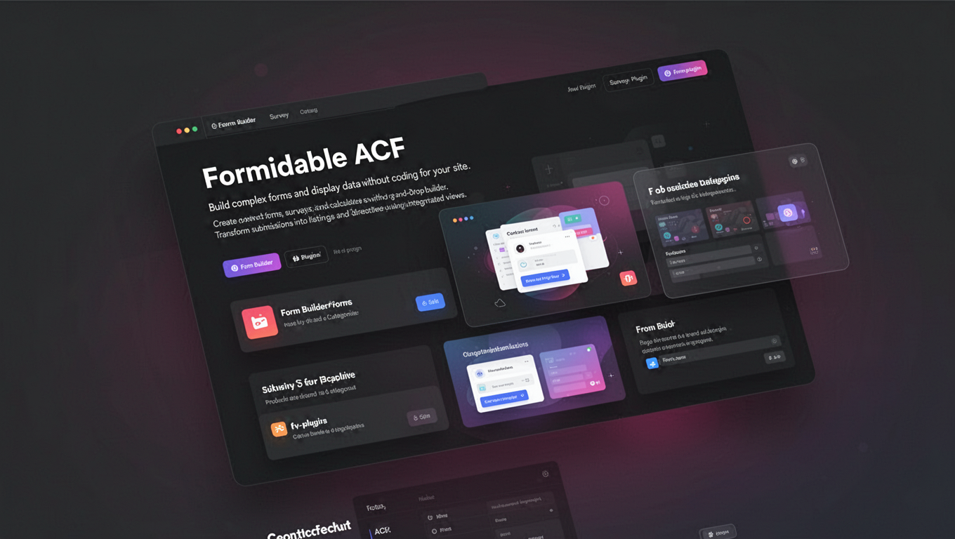 Preview of Formidable ACF