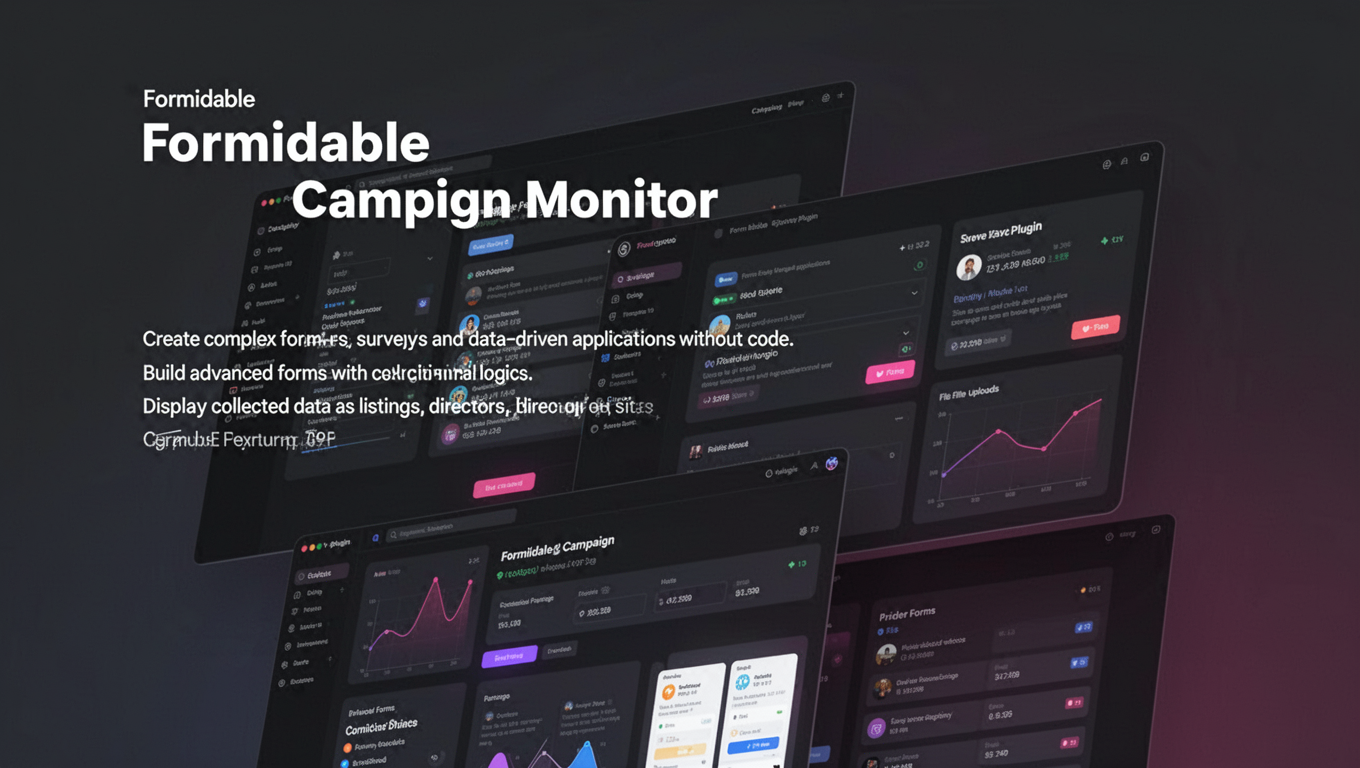 Preview of Formidable Campaign Monitor