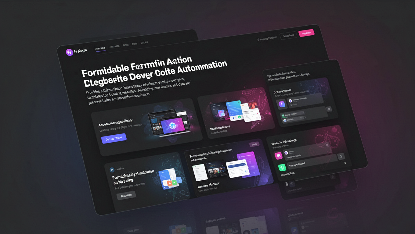 Preview of Formidable Form Action Automation
