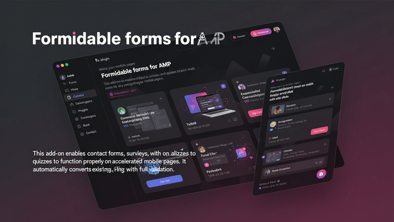 Preview of Formidable forms for AMP