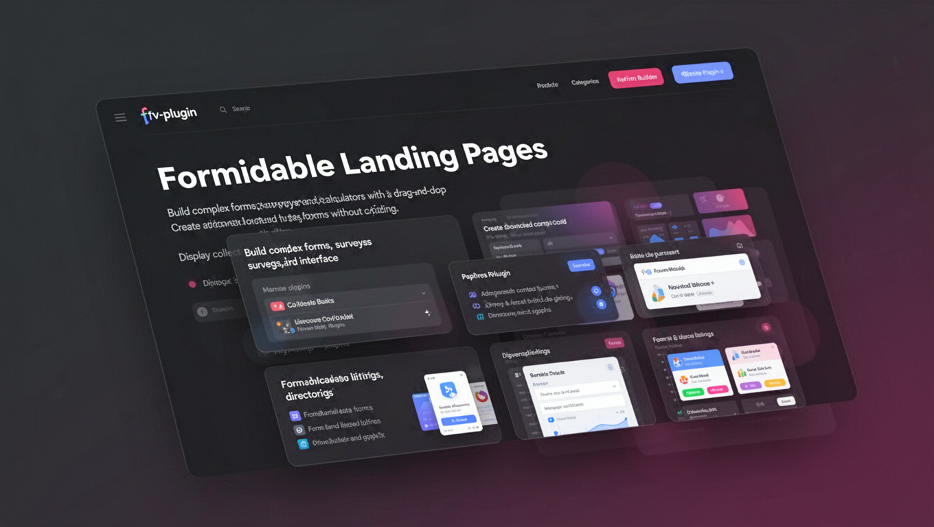 Preview of Formidable Landing Pages