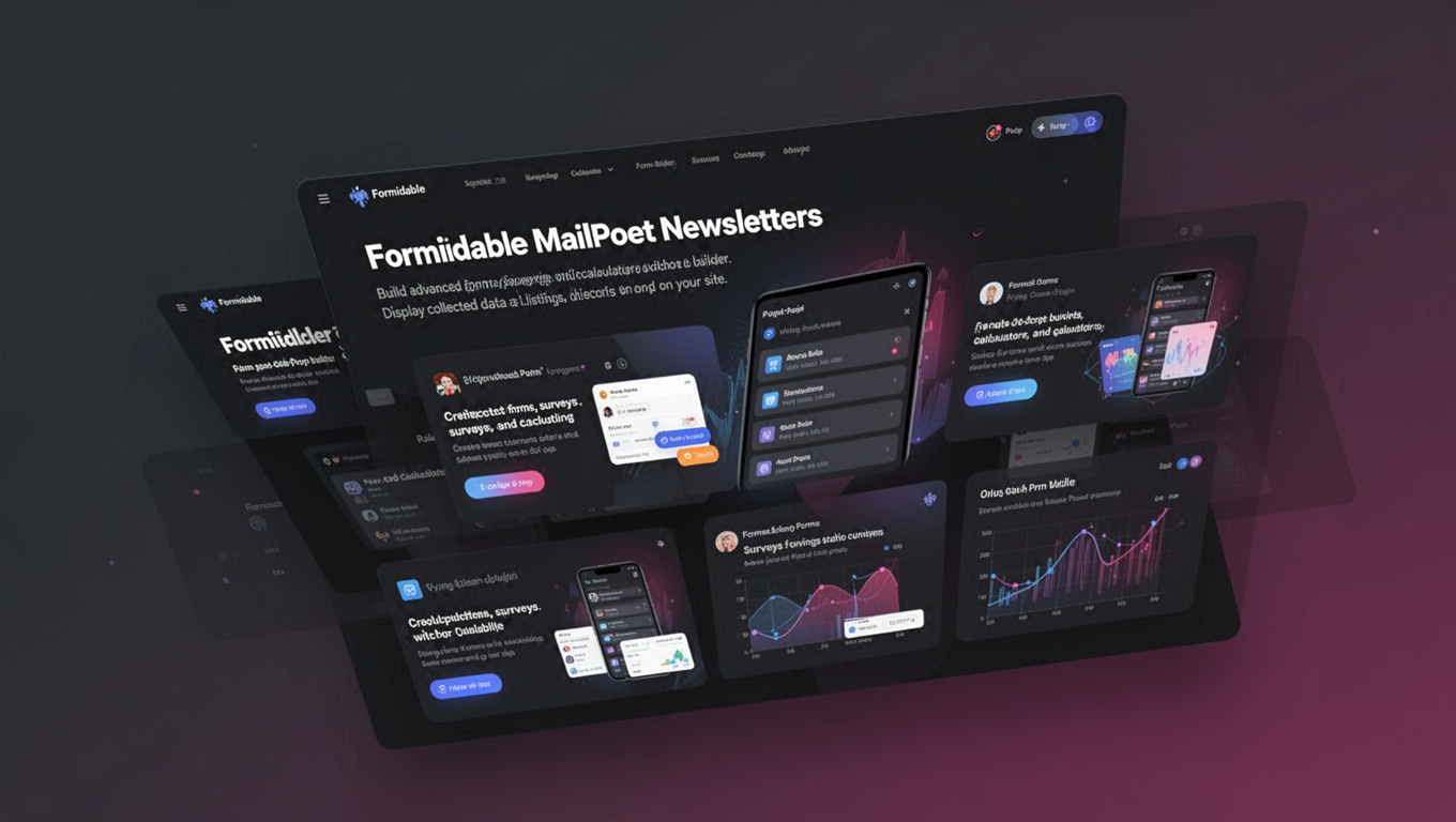 Preview of Formidable MailPoet Newsletters