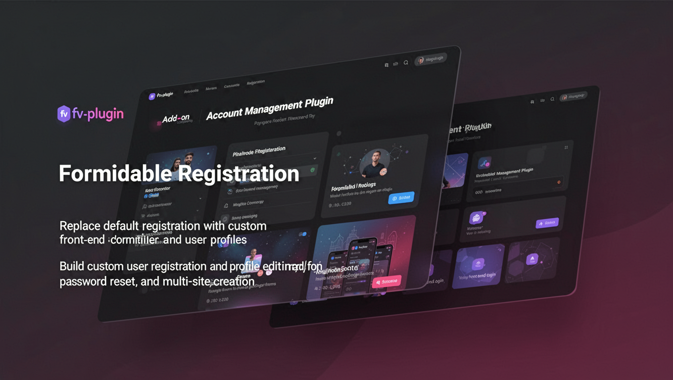 Preview of Formidable Registration