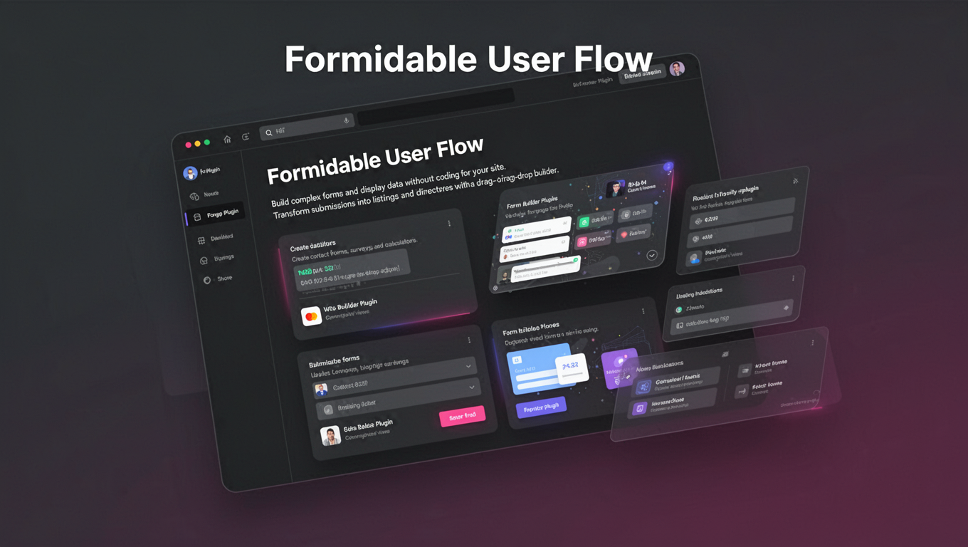 Preview of Formidable User Flow