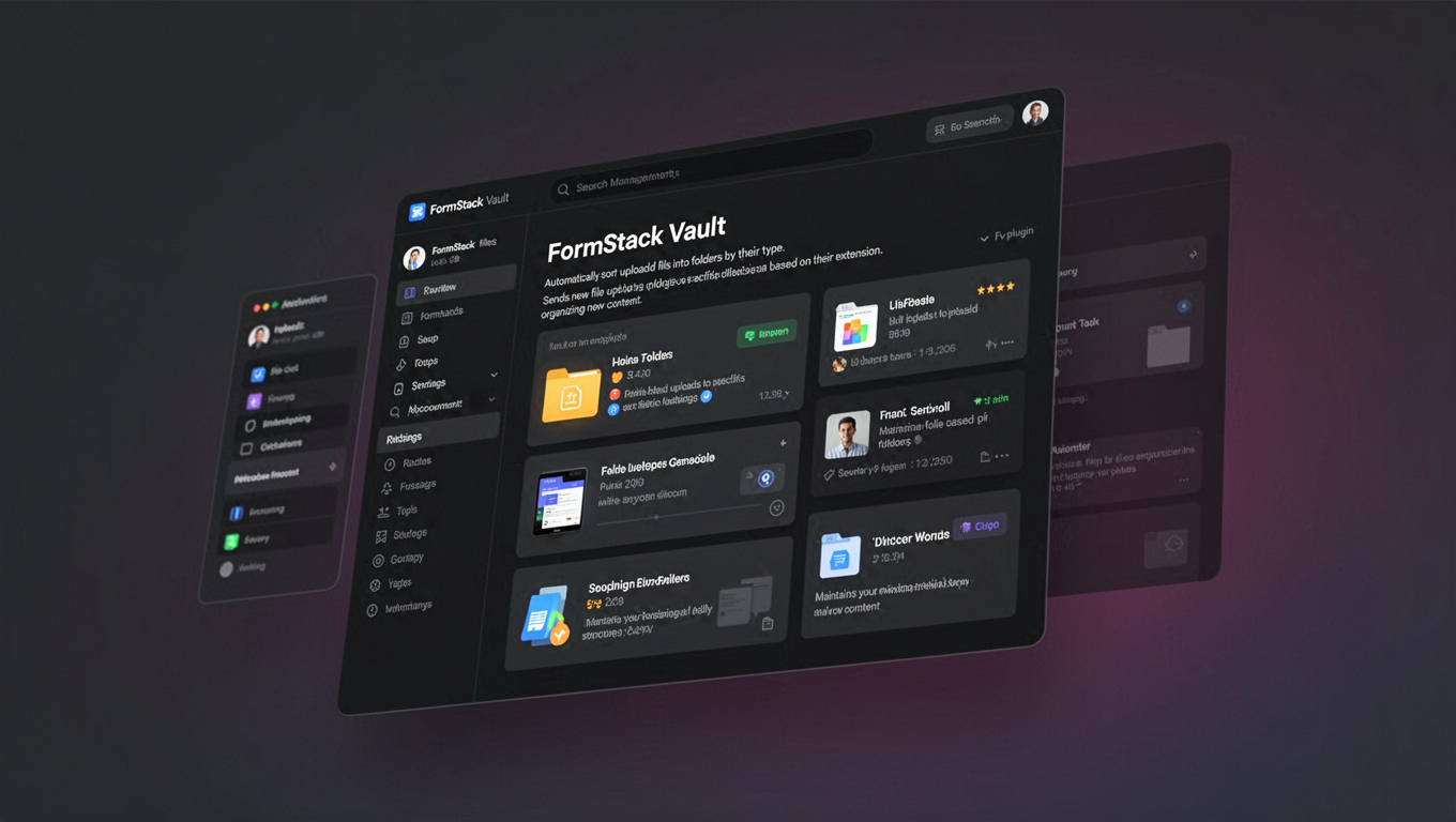 Preview of FormStack Vault