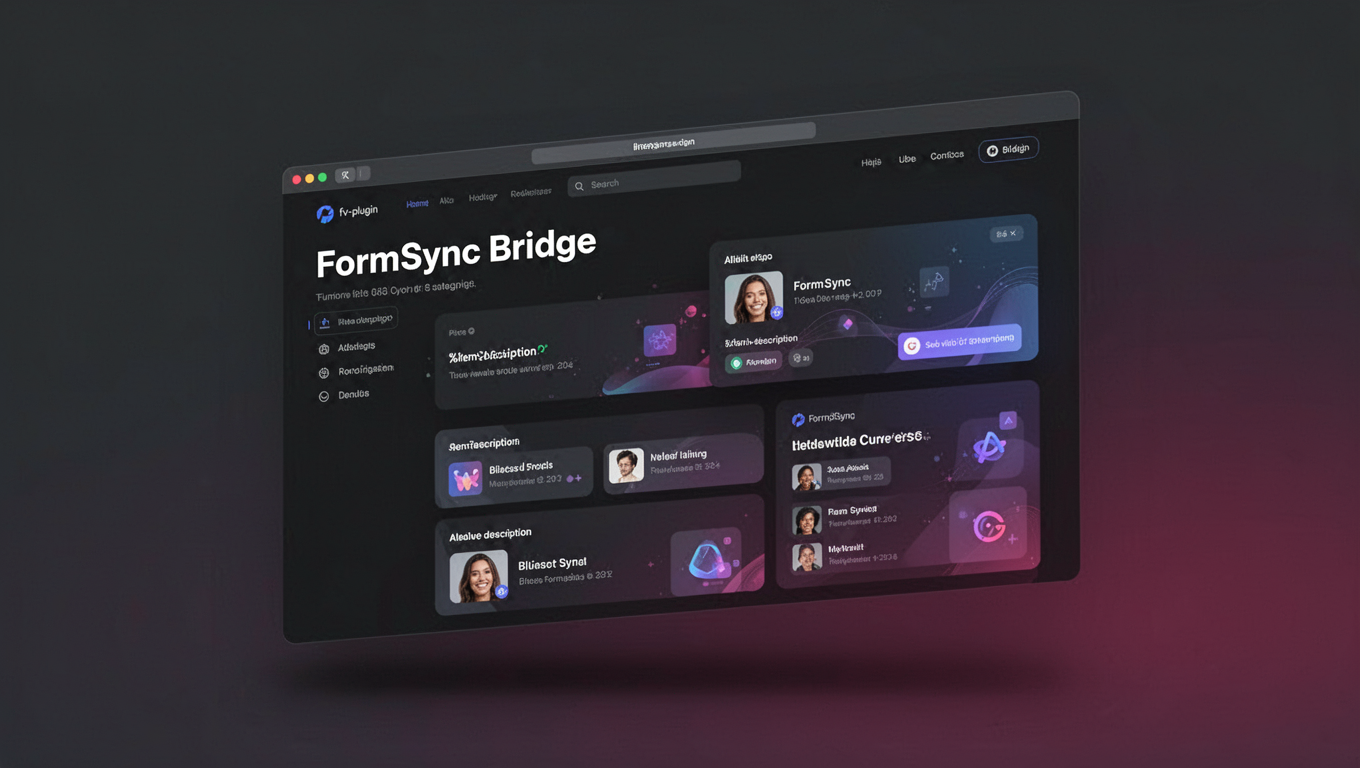 Preview of FormSync Bridge