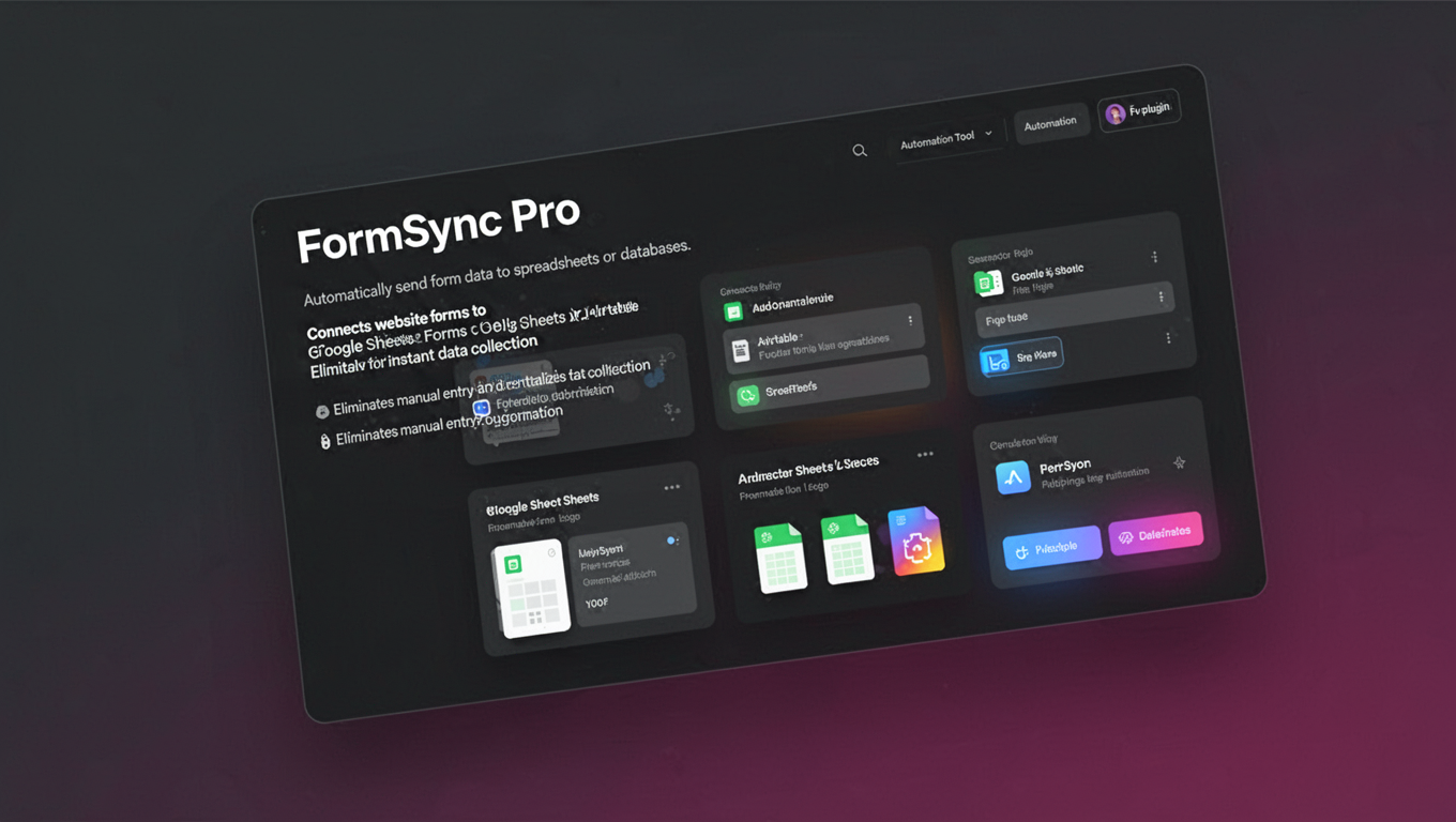 Preview of FormSync Pro